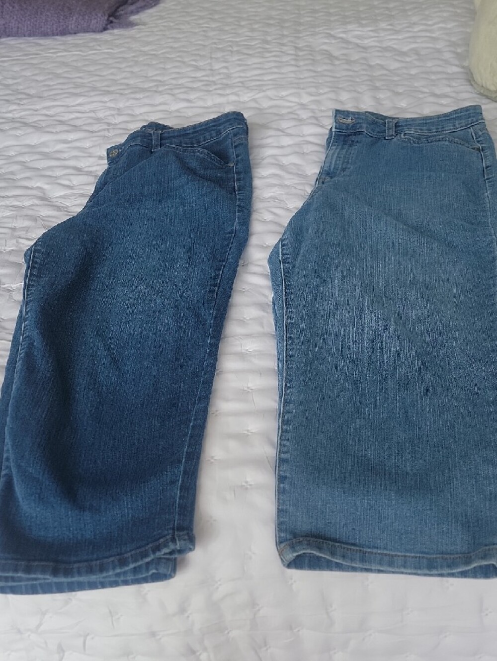 Style & Co. Women's Dark Blue Curvy Capris , Size 12 - Picture 5 of 7